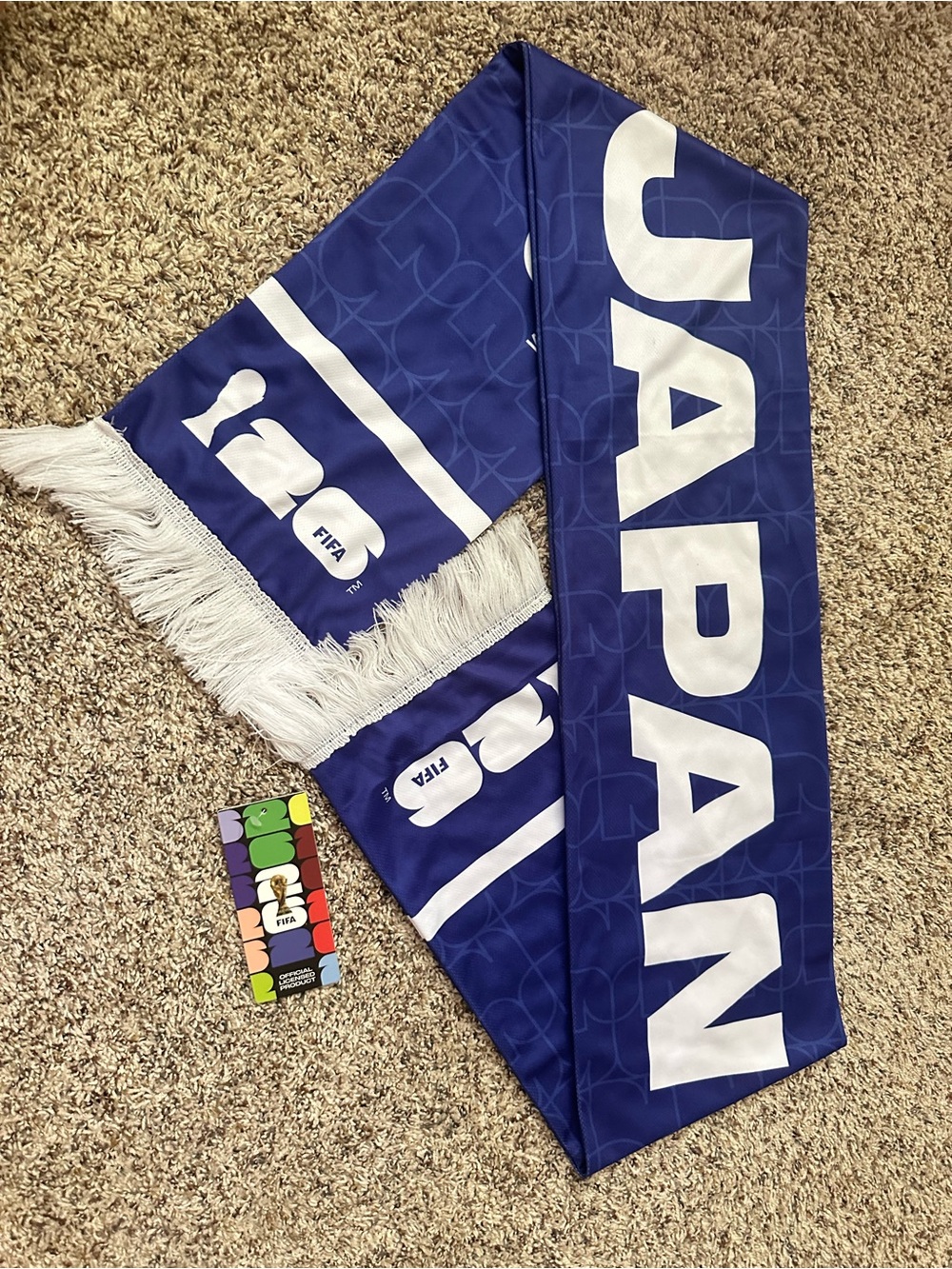 2026 FIFA World Cup Japan Team Scarf Official FIFA Licensed Product RAREGiveaway
